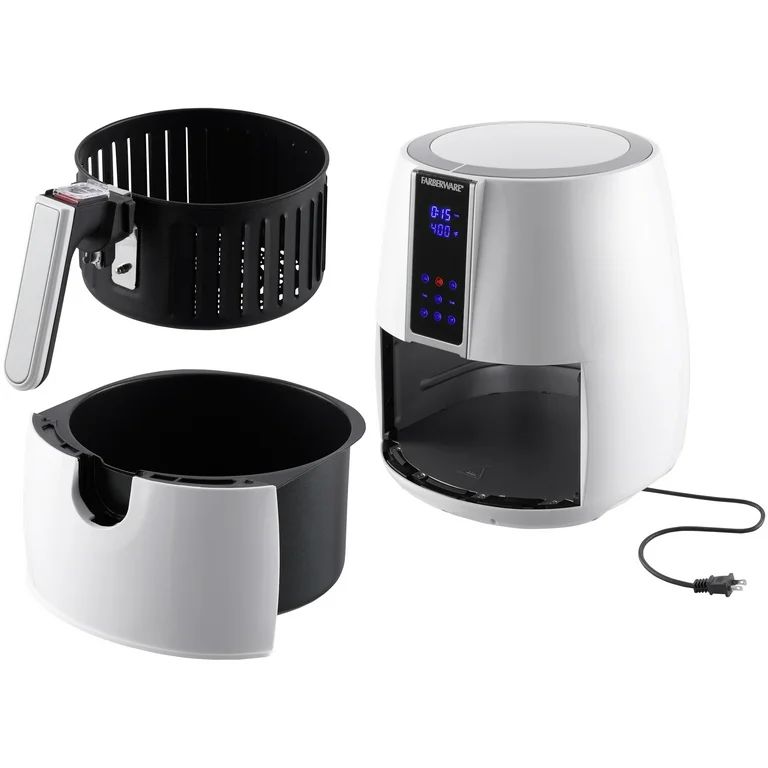 Farberware 3.2 Quart Digital Air Fryer, Oil-Less, White | Walmart (US)