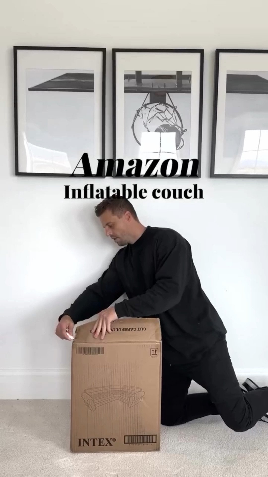 This inflatable couch is quick to put up and works great while camping! ⛺️ 

#LTKActive #LTKFindsUnder100 #LTKHome