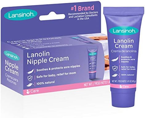 Lansinoh Lanolin Nipple Cream for Breastfeeding, 1.41 Ounces | Amazon (US)