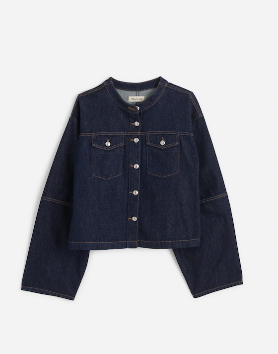 Cocoon-Sleeve Denim Lady Jacket | Madewell