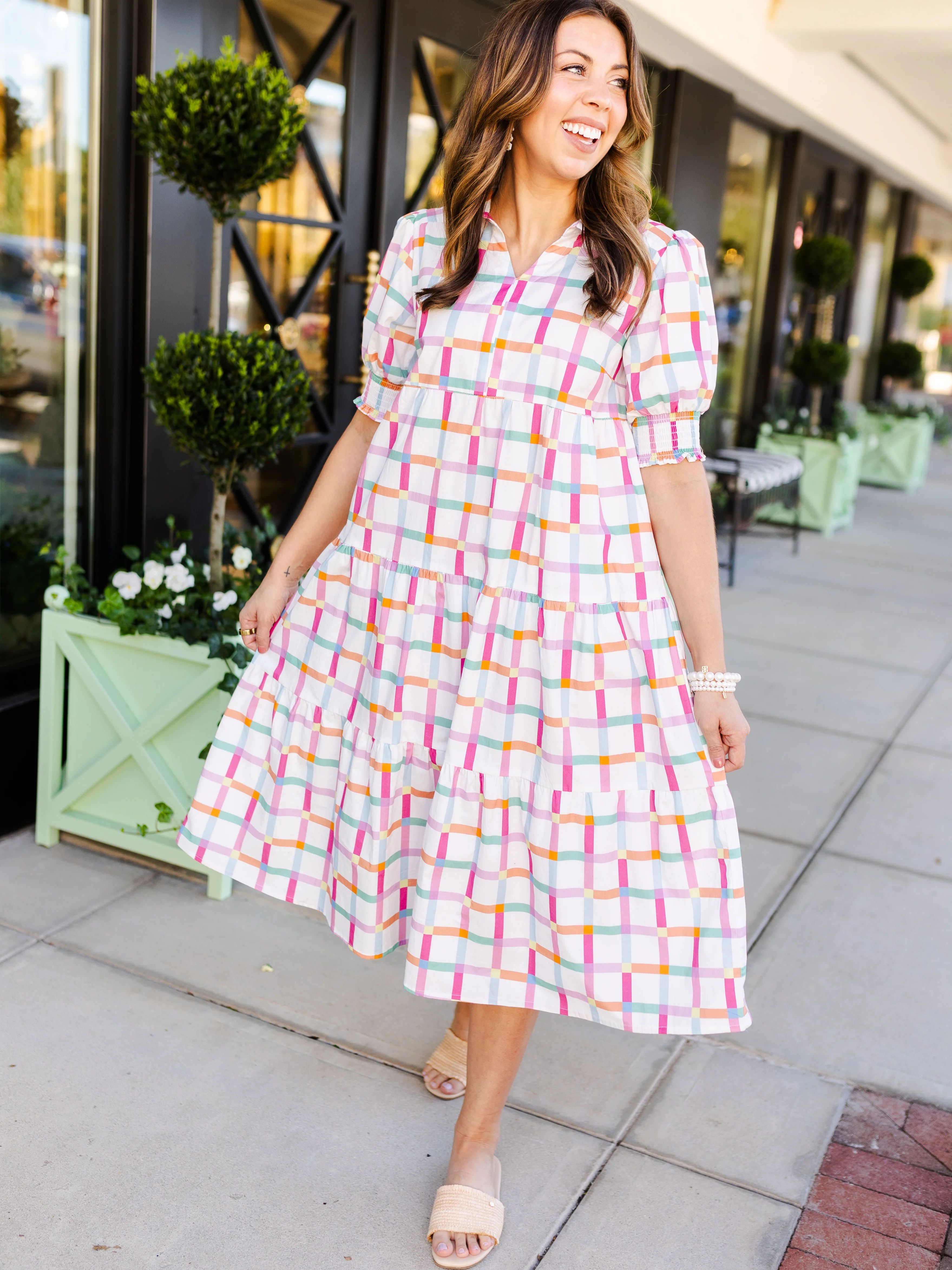 Molly Dress | Look Me Up Multi | Michelle McDowell