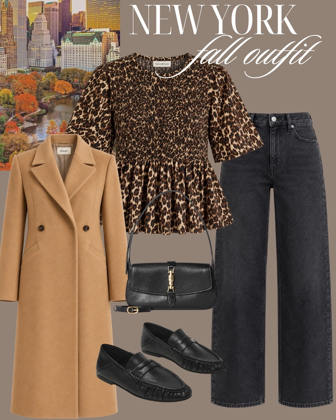 Love this leopard print fall look @Quince @Tuckernuck @Steve Madden US