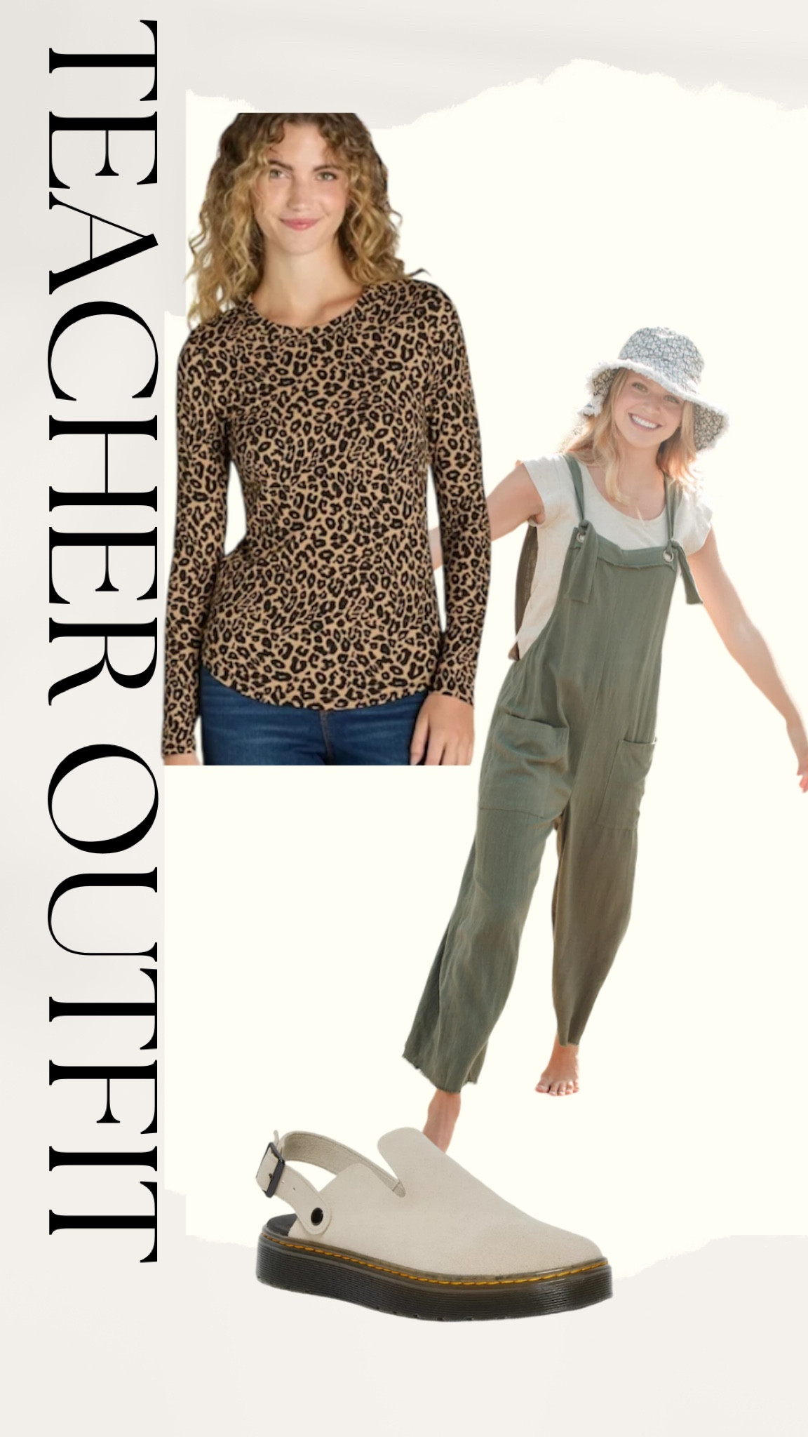 Teacher outfit 
Jumpsuit
Leopard top
Walmart 
Dr martens 

#LTKShoeCrush #LTKWorkwear #LTKStyleTip