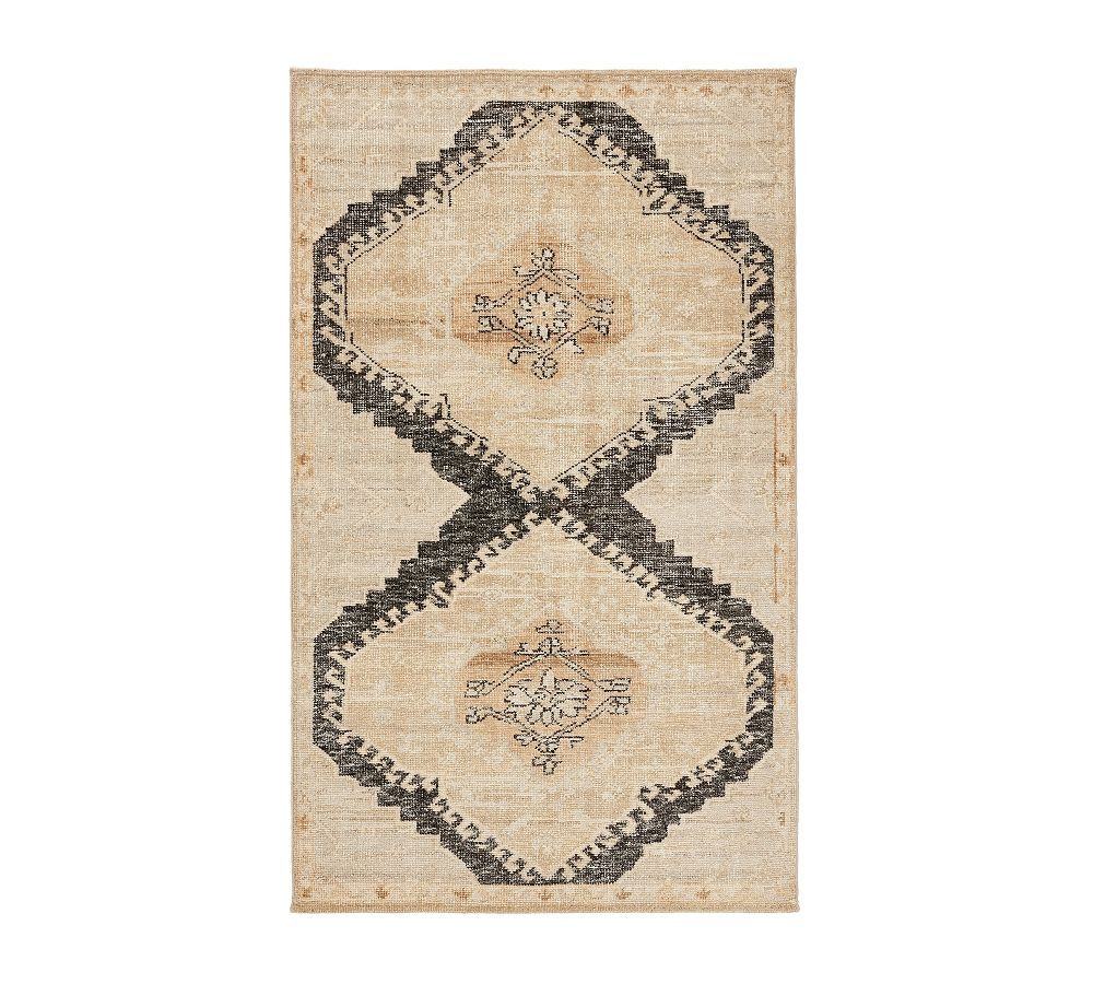 Demitria Hand-Knotted Wool Rug | Pottery Barn (US)