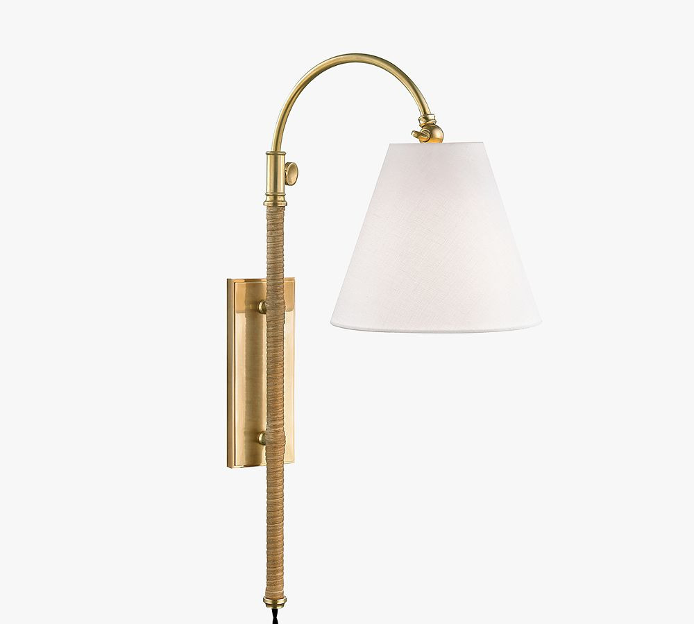 Caspar Plug-In Adjustable Sconce (30.5") | Pottery Barn (US)