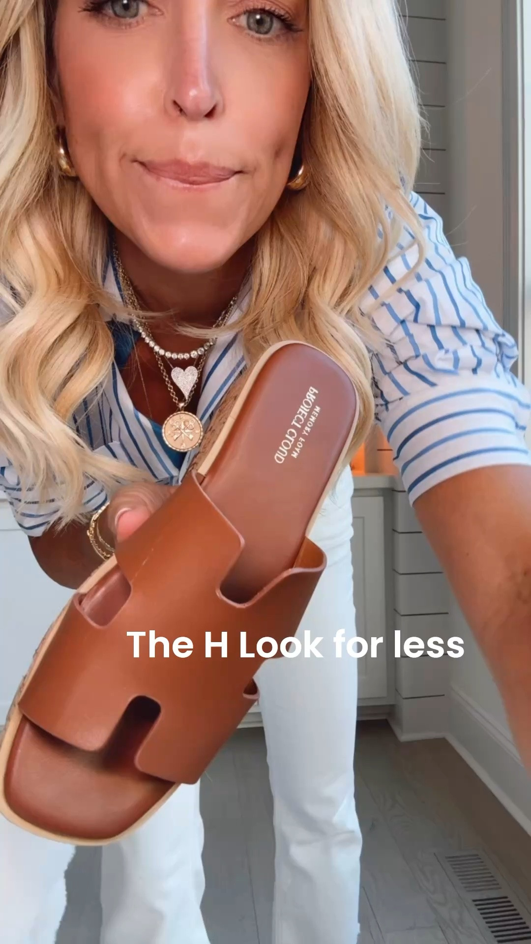 Hermes look for less. 
Simmer sandals 
Summer outfit
White jeans 
Target finds 
Amazon finds 
Dupe

#LTKmomlife #LTKOver40