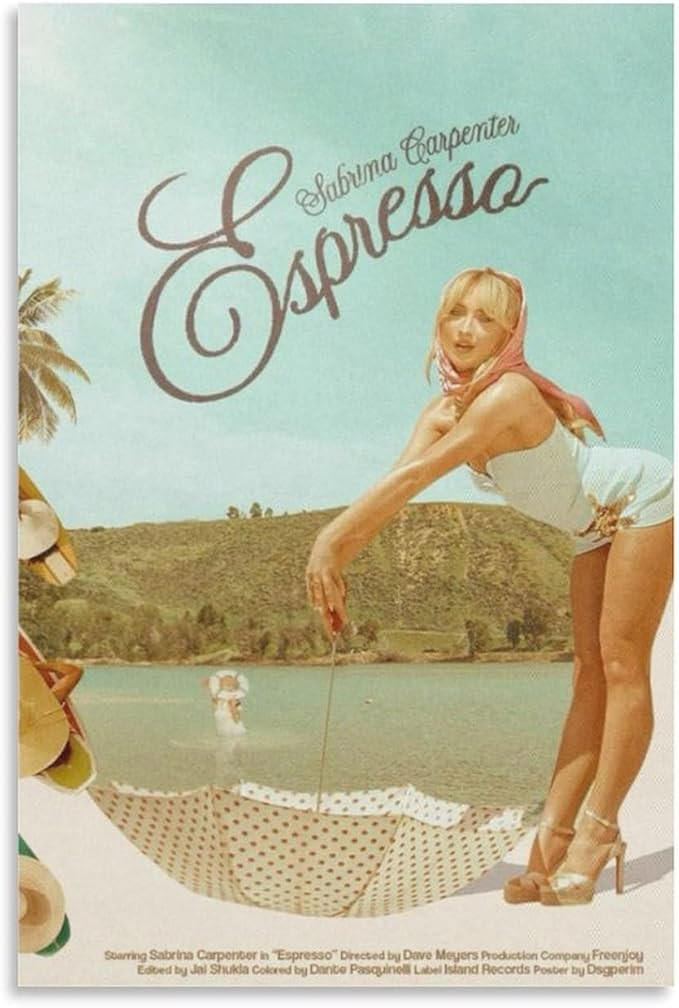 LPTBDTT Sabrina Carpenter (2) Canvas Posters Wall Art Bedroom Office Room Decor Gift Unframe-styl... | Amazon (US)