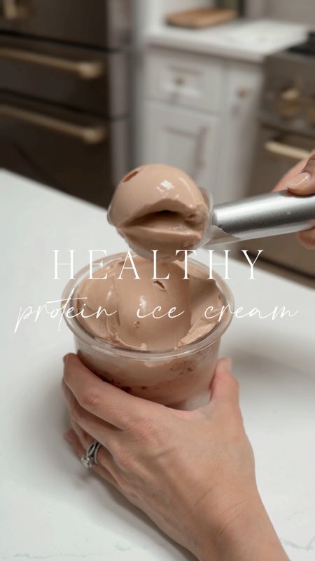 Healthy protein ice cream recipe for the Ninja Creami machine from @walmart ! It’s $50 off today! #WalmartPartner #WalmartHome

1 pint = 230 calories, 40g protein, 0 sugar! 🎉

- 1.5 scoops protein powder (whatever flavor you want)
- 1 tbsp sugar free jello pudding powder
- 1 cup unsweetened vanilla almond milk!

#LTKGiftGuide #LTKHome #LTKSeasonal