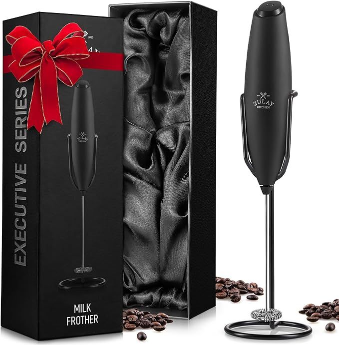 Zulay Executive Series Ultra Premium Gift Milk Frother For Coffee With Improved Stand - Coffee Fr... | Amazon (US)