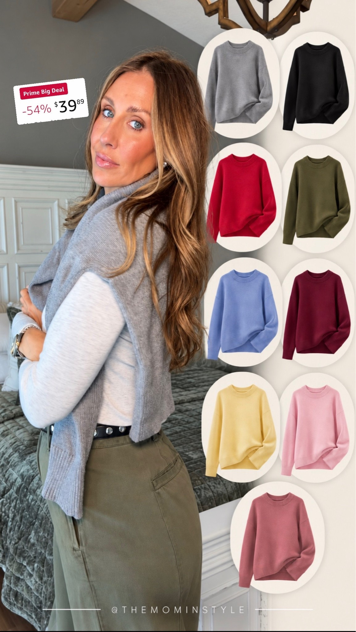 Say less cashmere sweaters under $40! These are chunky and perfect for fall!!