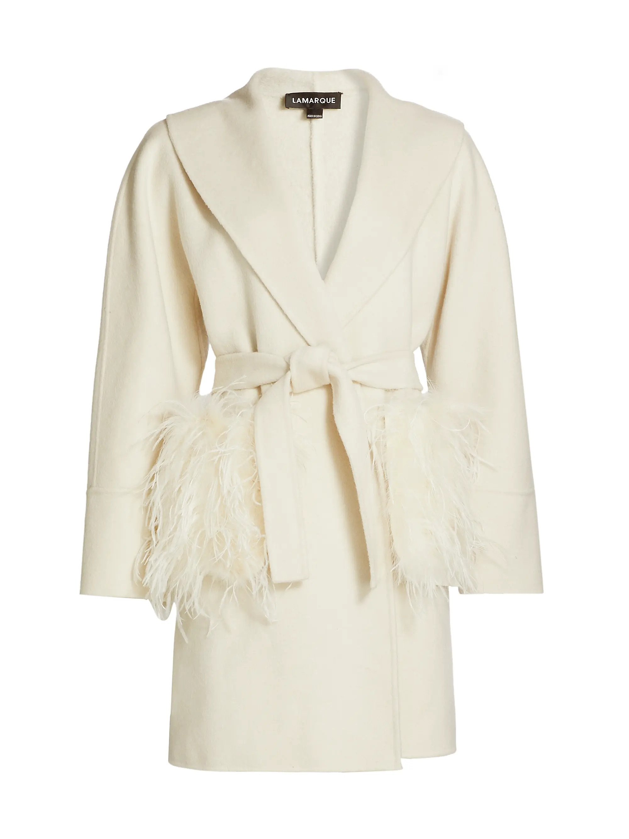 Marie Shawl Wool Coat | Saks Fifth Avenue