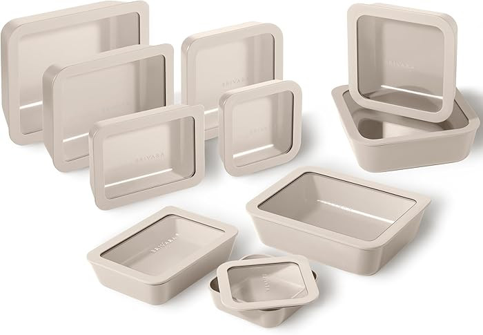 Ceramic Coated Glass Food Storage Containers | No PTFE, PFOA, PFAS, and BPA | Reusable Non Toxic ... | Amazon (US)