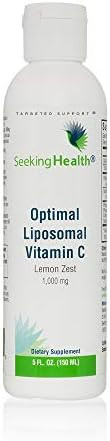 Optimal Liposomal Vitamin C - Lemon Zest | Non-Soy Non-GMO | 1,000 mg Liposomal Vitamin C per Ser... | Amazon (US)
