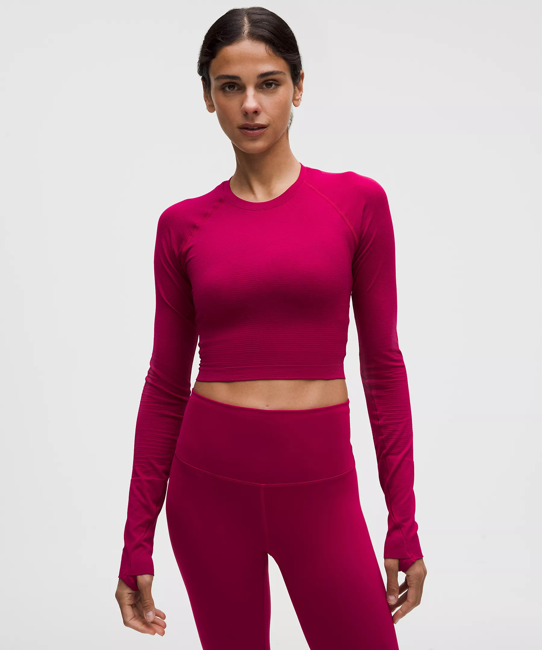 Swiftly Tech Cropped Long-Sleeve Shirt 2.0 | Lululemon (US)