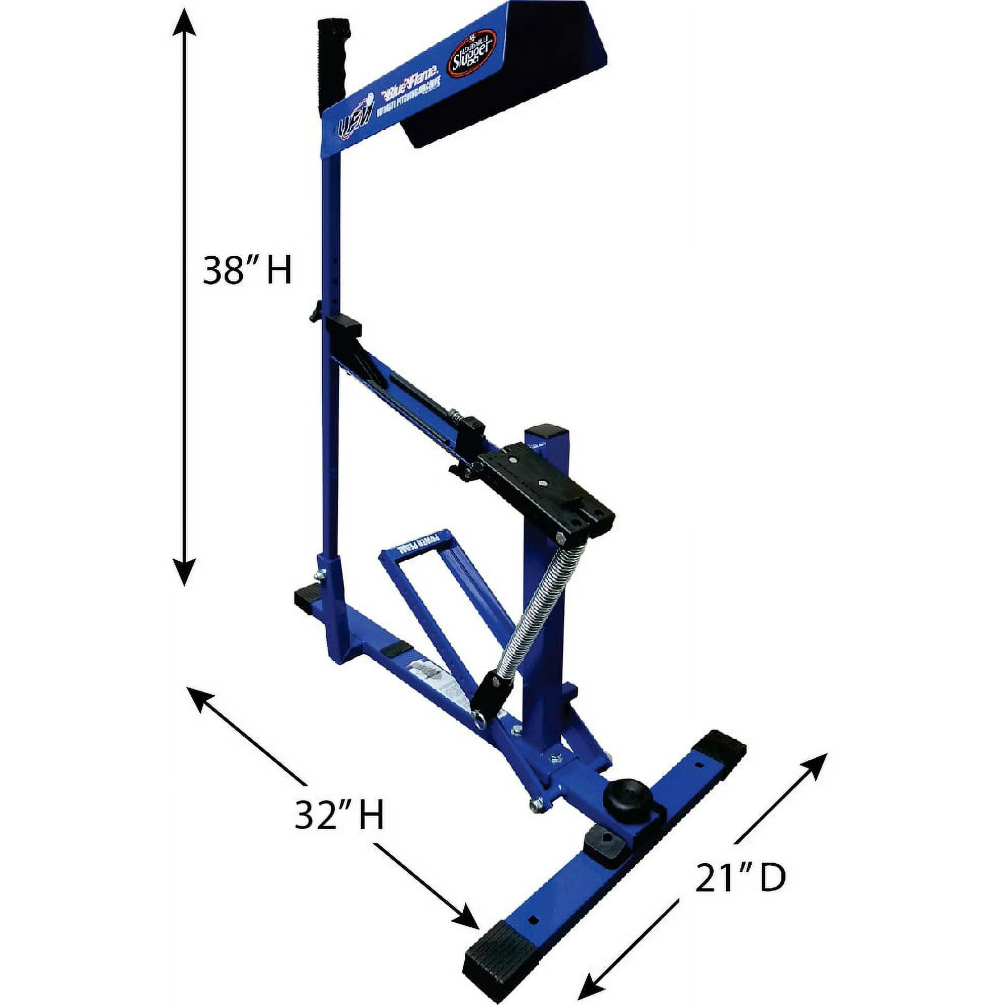Louisville Slugger Blue Flame Pitching Machine – Manual Baseball & Softball Trainer, Throws Up ... | Walmart (US)