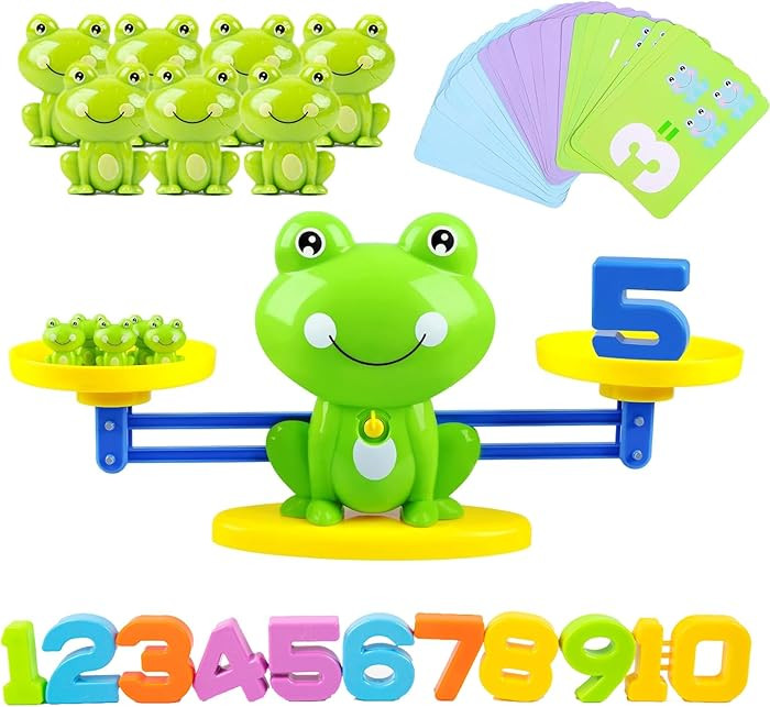 Frog Balance Counting Toys, Cool Math Learning Games for Boys and Girls, Educational Number Presc... | Amazon (US)