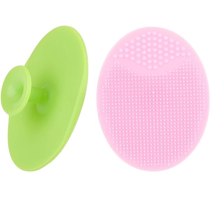 Face Scrubbers Exfoliating Facial Cleansing Brush-Soft Silicone Bristle-Remove Dead Skin Toxins-I... | Amazon (US)