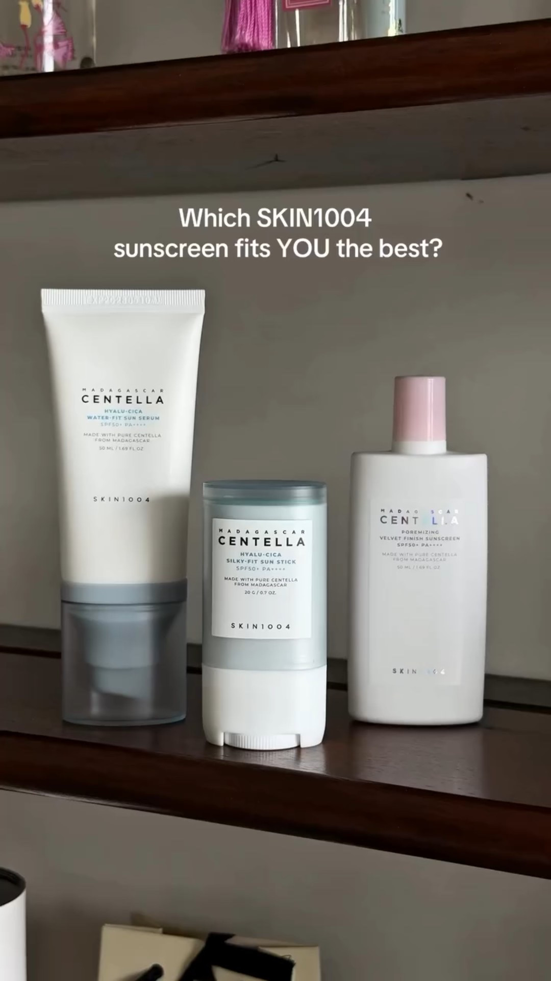 which @skin1004official sunscreen is for you? ✨
.
.
.
#hwahae #skin1004 #centella #sunscreen #skincareroutine #koreanskincare #glowyskincare #bestkoreansunscreen

#LTKBeauty #LTKStyleTip #LTKFindsUnder50