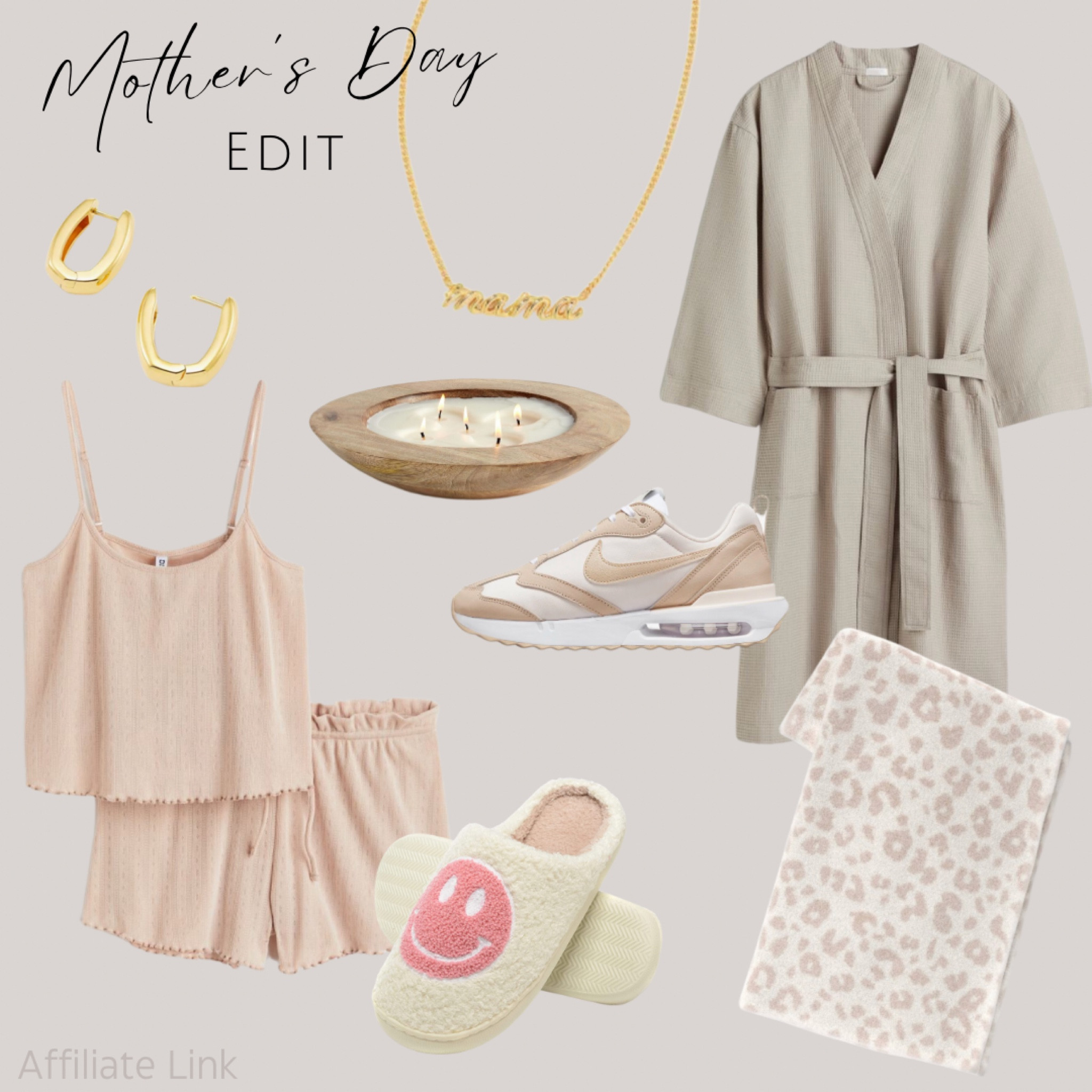 Mothers Day! #mothersday #mothersdaygiftguide #giftguide #giftsforher #robe #matchingset #slippers #throwblanket #earrings #mamanecklace #kendrascott #candle 

#LTKbeauty #LTKGiftGuide