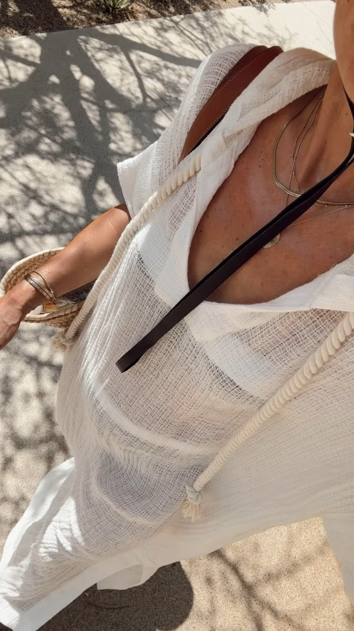 Caftan coverup runs tts and easy to throw on over a suit or wear with a fitted slip 

#LTKOver40