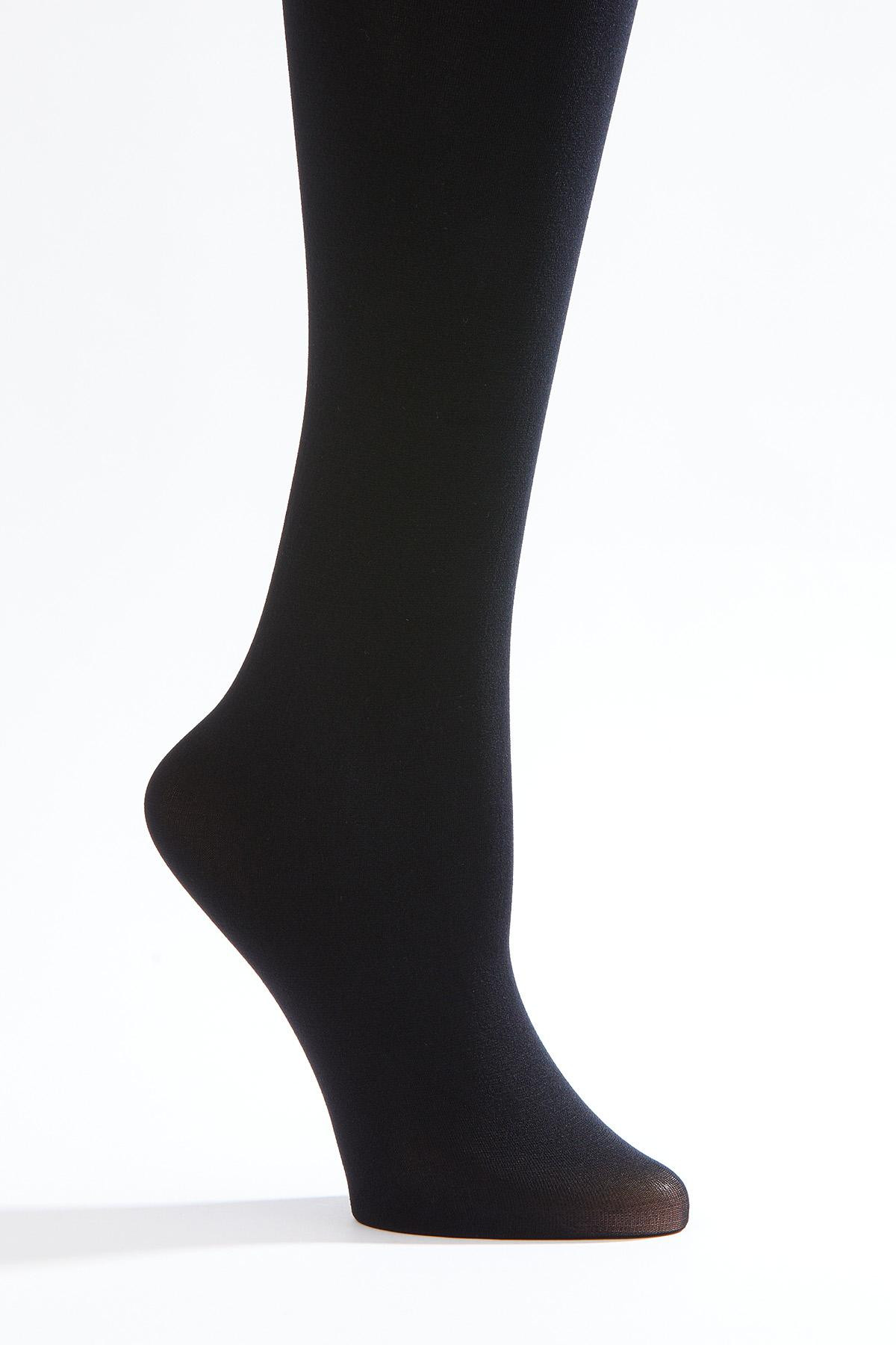 Plus Extended Solid Opaque Tights | Cato Fashions