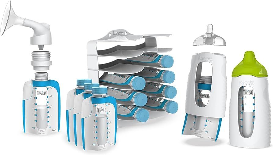 Kiinde Twist Universal Direct-Pump Feeding System Starter Kit for Leak-Free and Transfer-Free Bre... | Amazon (US)