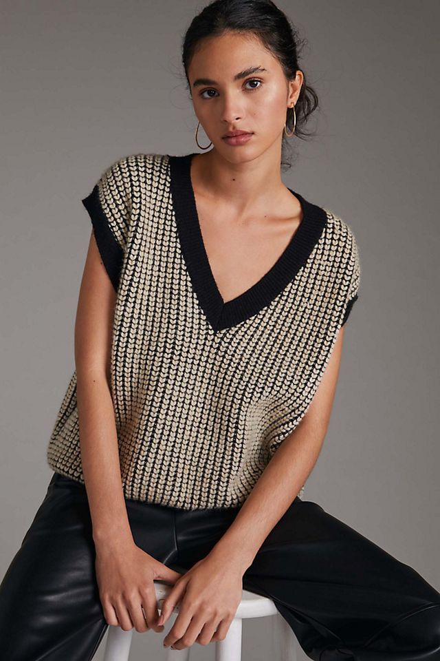 Heart-Stitched Sweater Vest | Anthropologie (US)