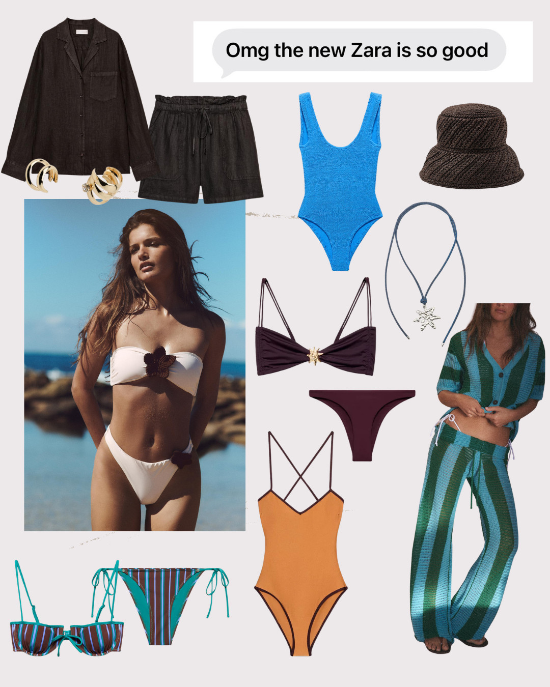 Zara Vacation Ready ✨🩵🐚

swimwear
spring outfits 2026
vacation outfits beach
summer outfits 

 #LTKootd #LTKSwim #LTKTravel