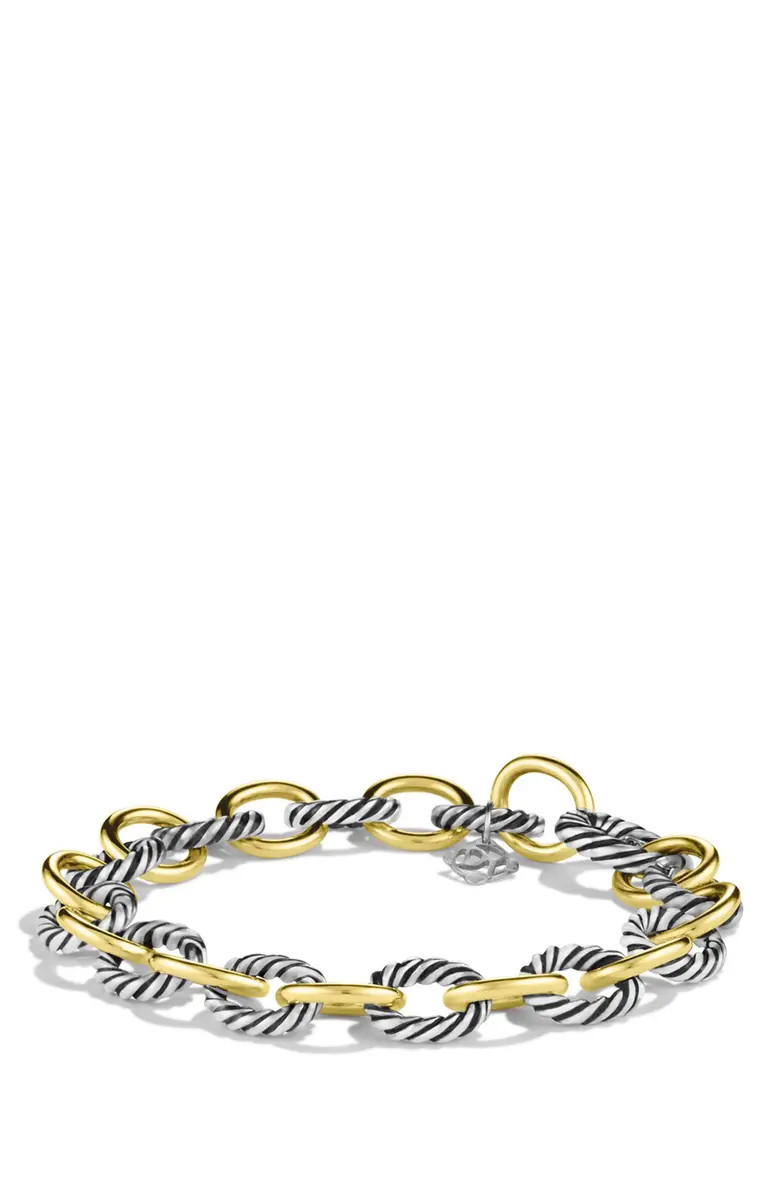 'Oval' Link Bracelet with Gold | Nordstrom