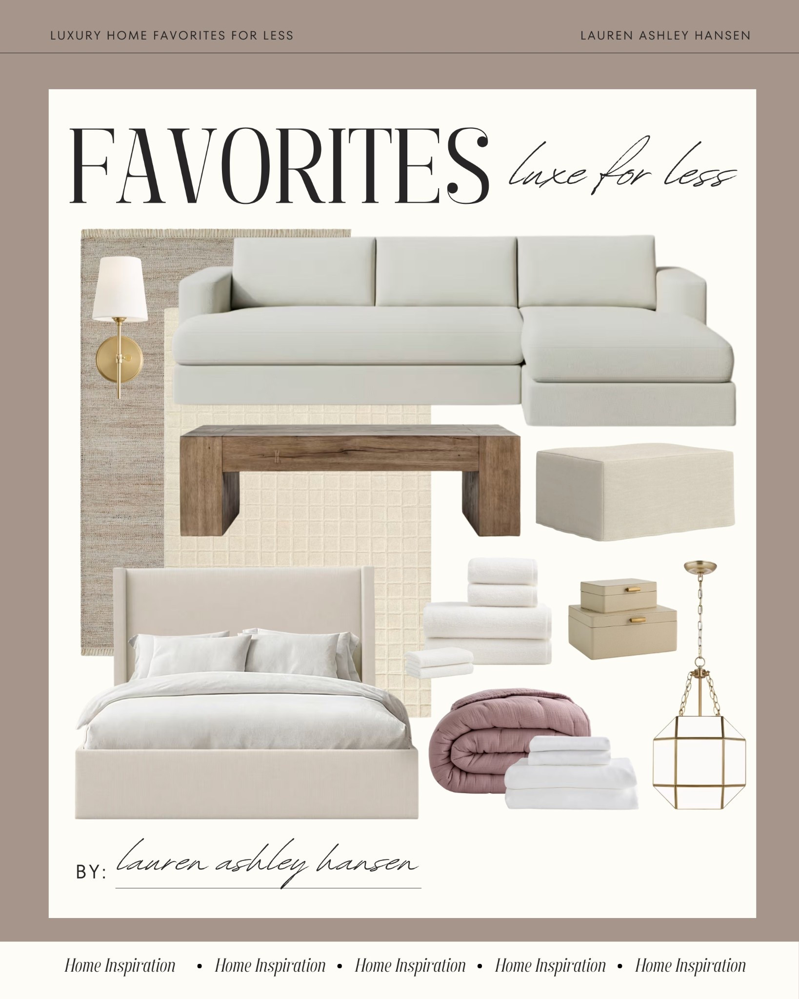 Quince truly has everything! Far beyond just clothing, they have furniture, rugs, bedding, lighting, and more. I’ve rounded up some favorites that are 50% off retail prices and so pretty! 

#LTKHome