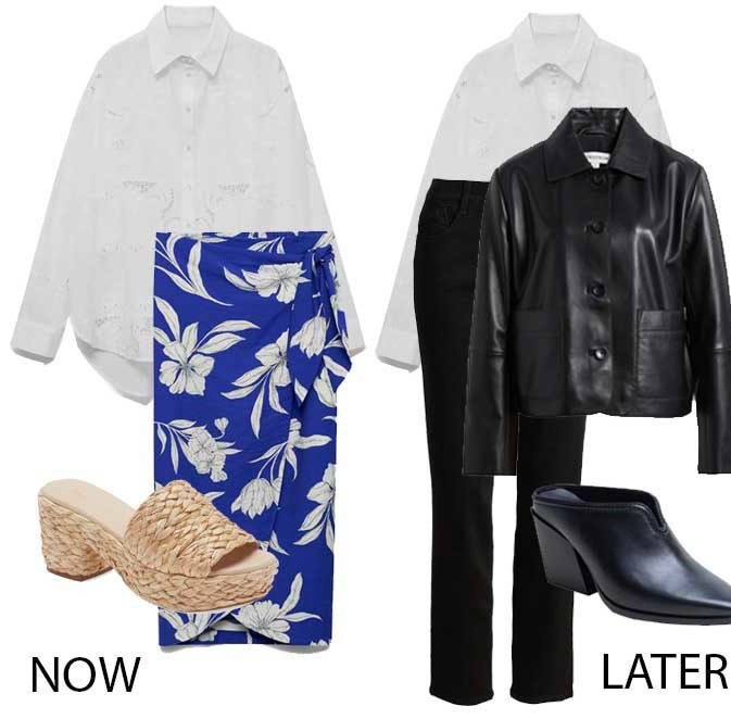 Buy an eyelet shirt to wear with a floral skirt now and black jeans and leather later.

#LTKSaleAlert #LTKSeasonal #LTKStyleTip