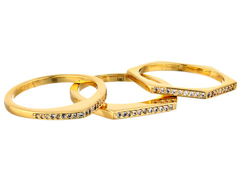 gorjana Mila Shimmer Ring Set (Gold) Ring | 6pm