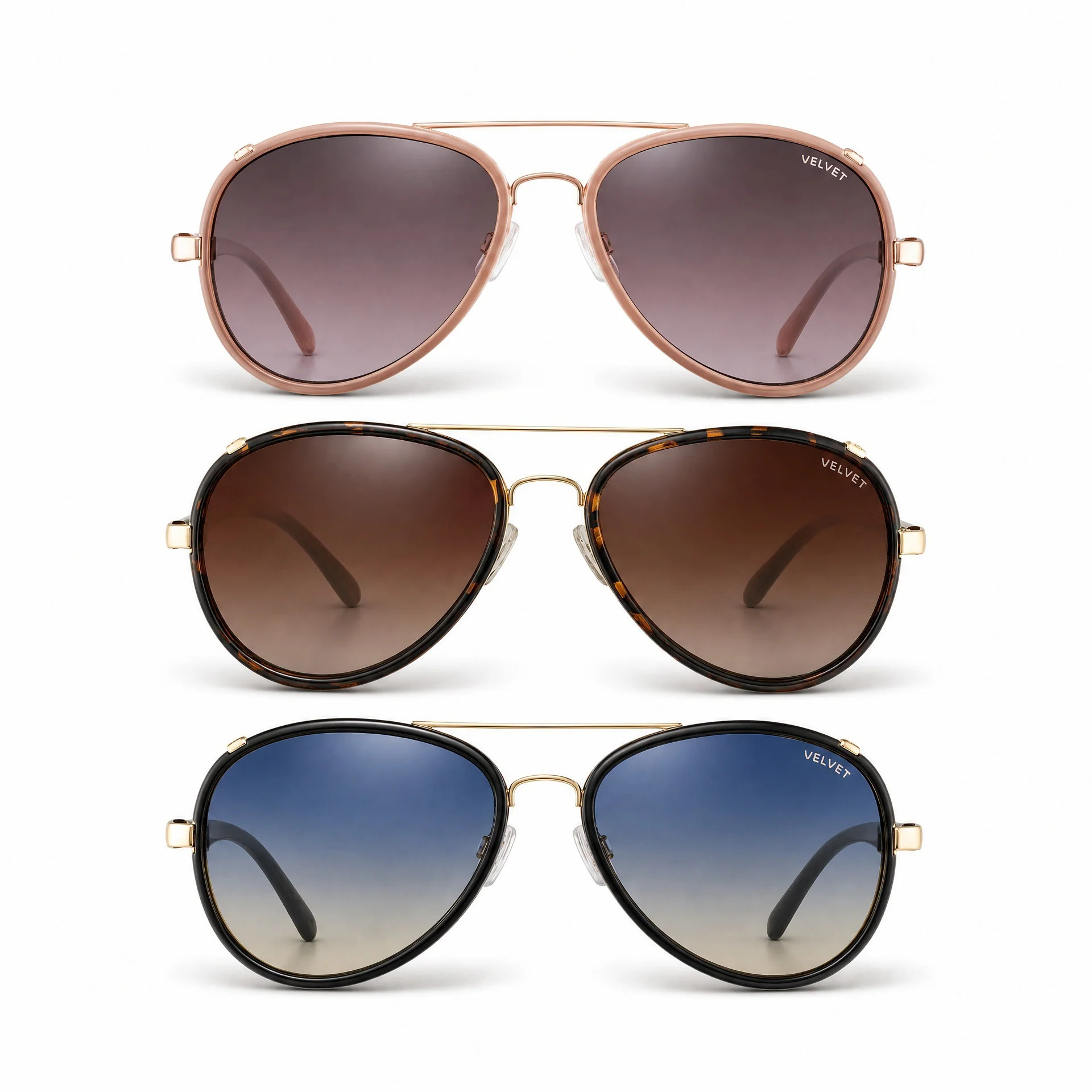 Aviator Medium- Large Sunglass Style Box | Velvet Eyewear (US)