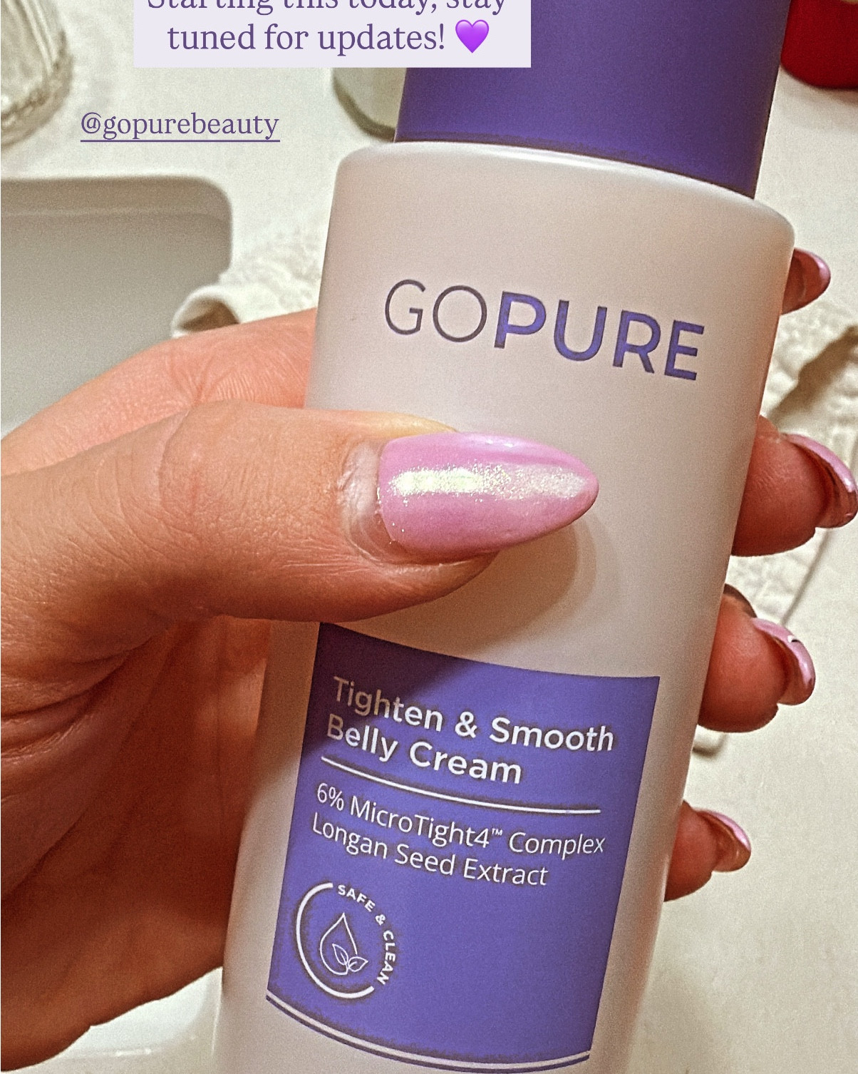 Starting these today! Stay tuned for result updates 💜🙌🏼

#LTKmomlife #LTKgrwm #LTKmorningroutine