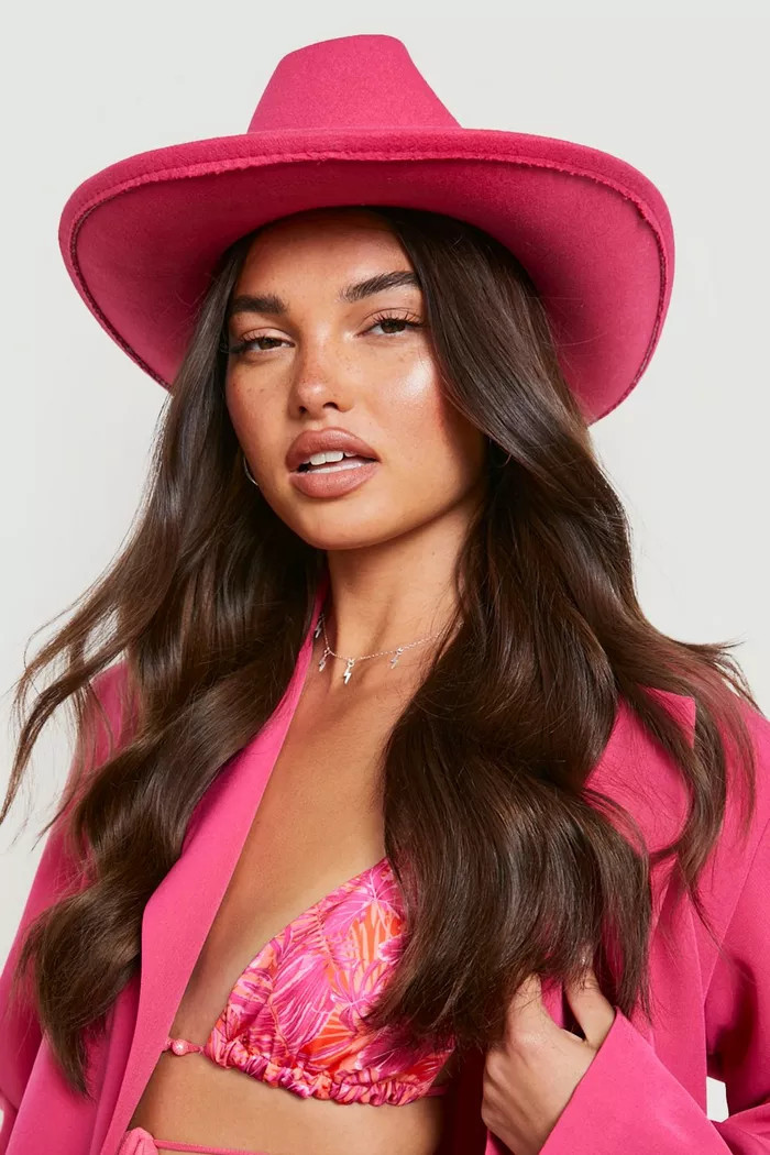 Pink Cowboy Hat | Boohoo.com (US & CA)