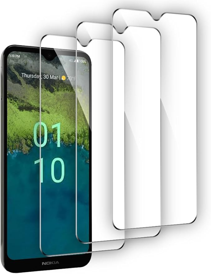 (3 Pack Compatible for Nokia C110 Tempered Glass Screen Protector,Case Friendly,Ultra HD, 9H Hard... | Amazon (US)