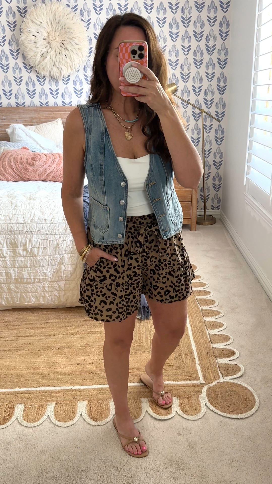 Loving these cute Amazon shorts that come in tons of colors and patterns! Wearing a medium.  Currently on deal
.


#LTKSeasonal #LTKSaleAlert #LTKOver40