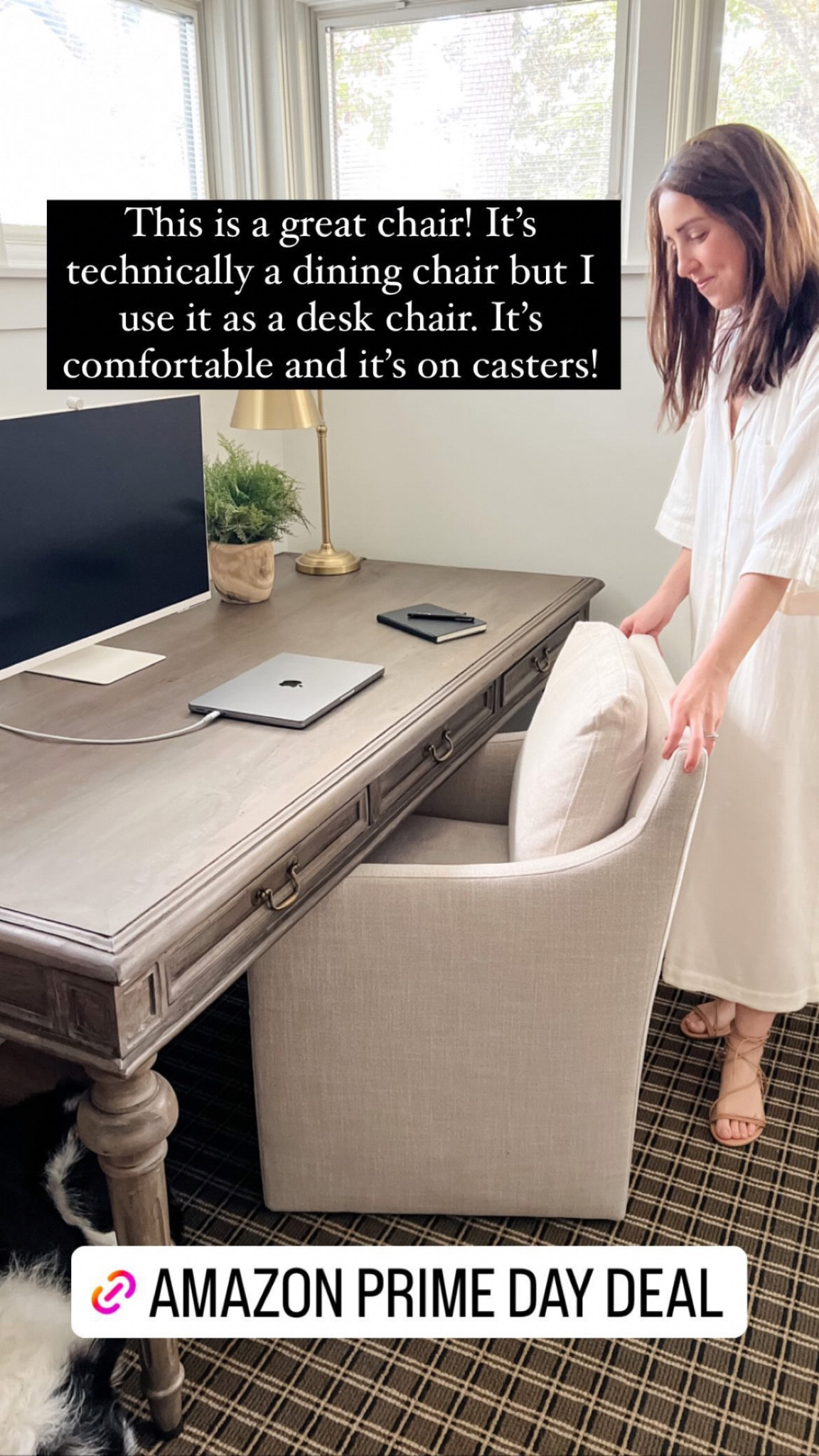 Amazon Prime Day deal! This dining chair (which I actually use as a desk chair) is on sale! It’s on casters for easy movability 

#LTKsalealert #LTKxPrimeDay #LTKhome