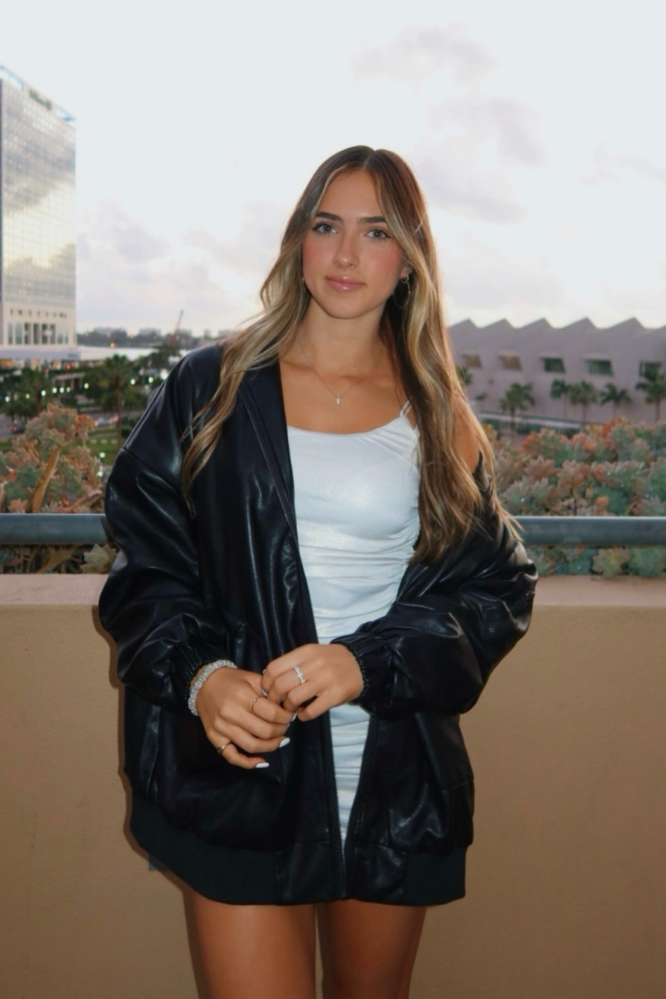 Simple yet elegant outfit. Paired with either boots or heels ✨

Leather Jacket from Edikted
Mini Dress from Lucyinthesky 

Linked similar ones below 👇 

#LTKfindsunder100 #LTKU #LTKparties