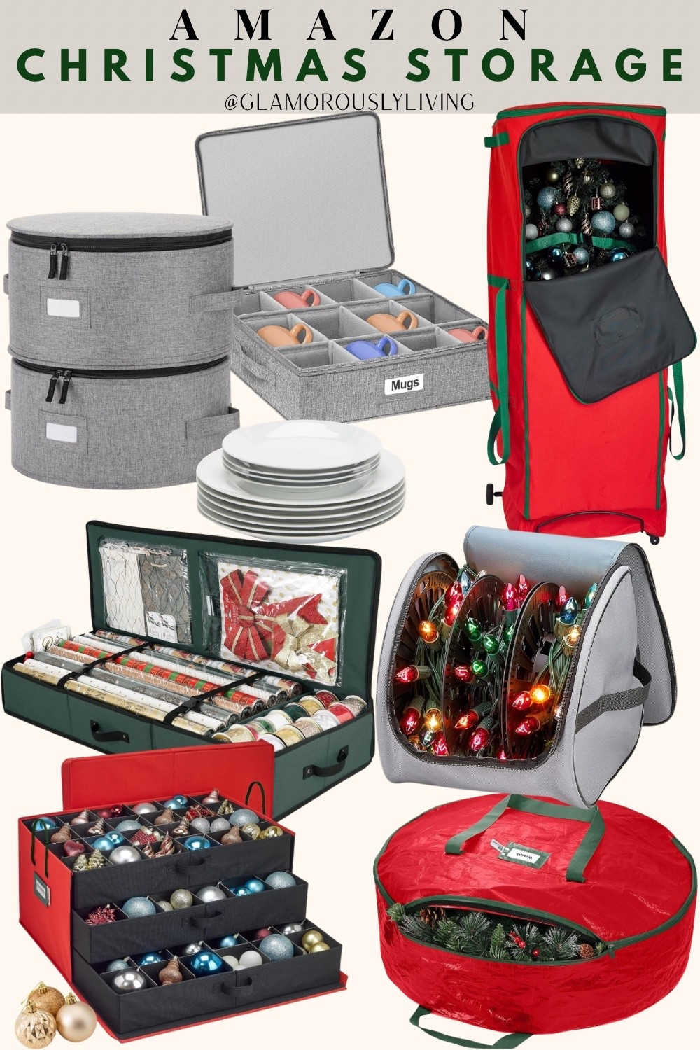 Make storing away your Christmas decor quick and easy with these storage finds ✨😉



Christmas storage
Organization
Storage solutions
Ornament storage
Tree storage
Plate storage
Dish storage
Mug storage
Wreaths and light storage
Wrapping paper bags
Wreath totes
Wreath bag
Containers 





#LTKHome #LTKHoliday #LTKSeasonal