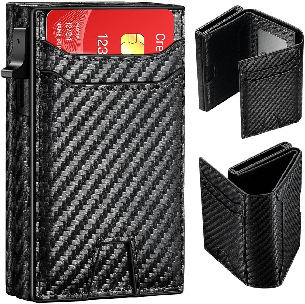 furid Rfid Wallet For Men Minimalist: Smart Wallet, Front Pocket Wallet, Credit Card Holder, Pop ... | Amazon (US)