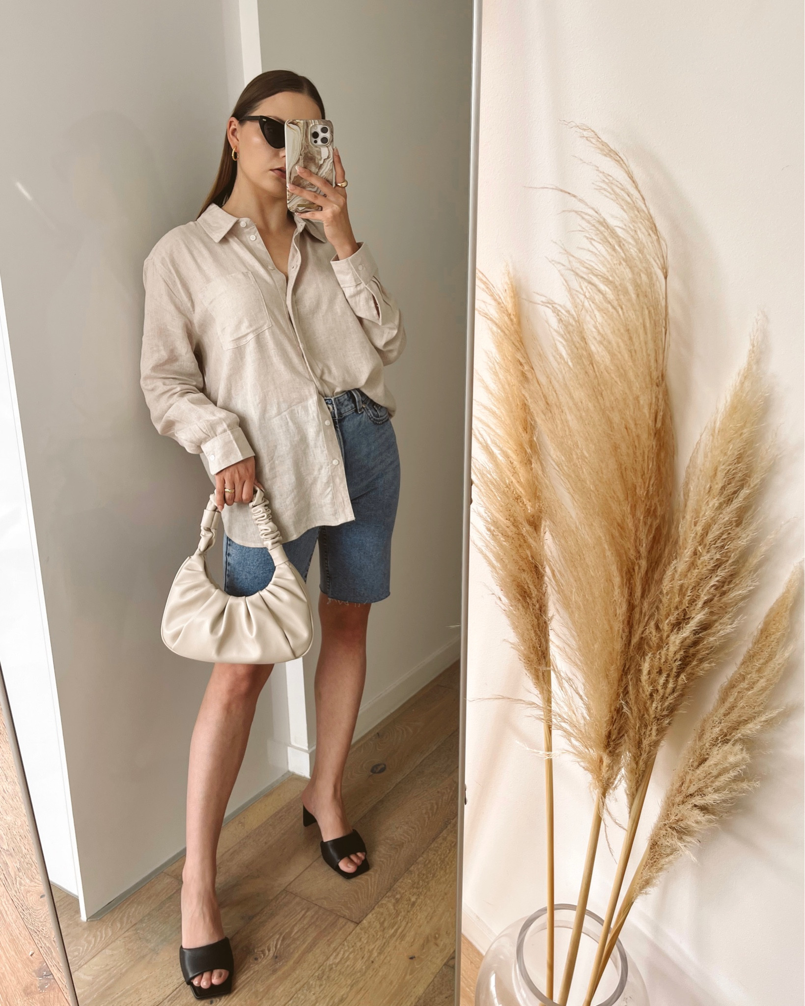 The perfect summer uniform - denim shorts & linen shirt 💙

#LTKunder100 #LTKstyletip #LTKaustralia