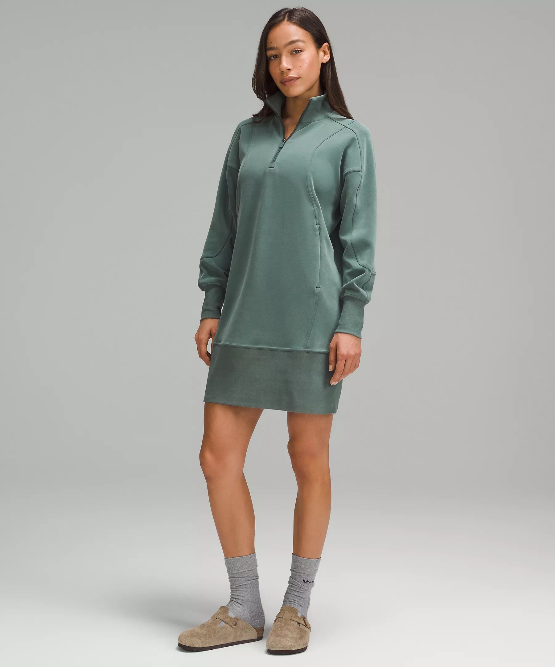 Softstreme Long-Sleeve Half-Zip Dress | Lululemon (US)