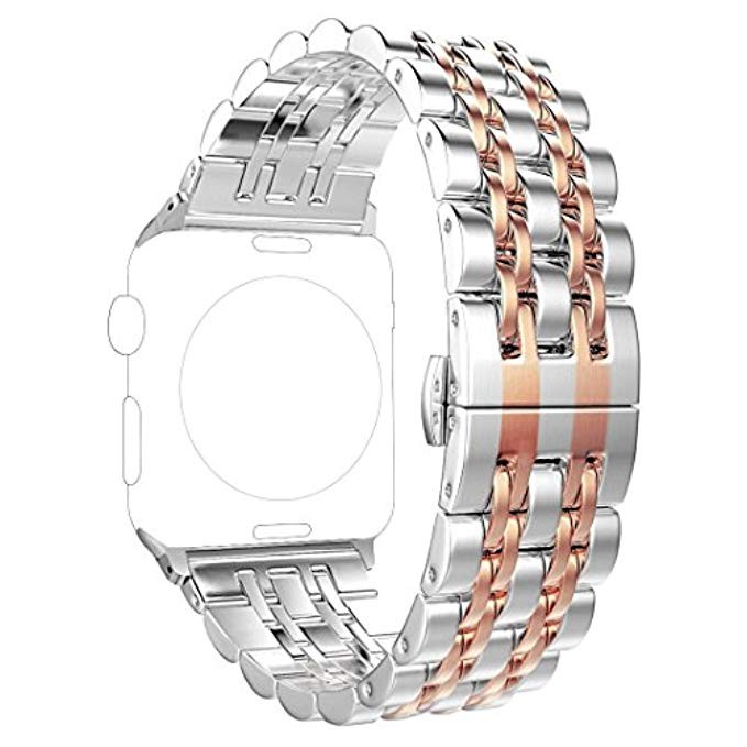 ImmSss Band Compatible for Apple Watch Series 4 40mm 44mm / Series 3 2 1 38mm 42mm for Women Men,Sta | Amazon (US)