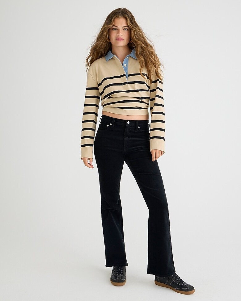 High-rise slim demi-boot pant in corduroy | J. Crew US