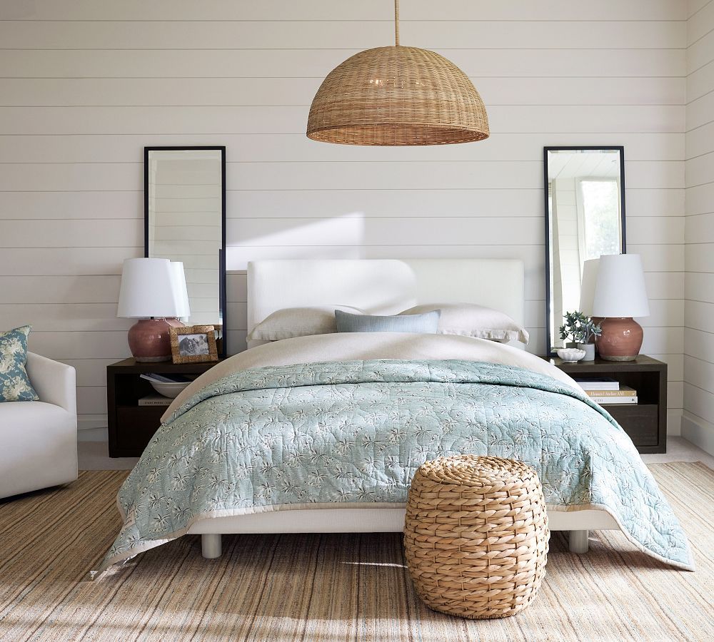 Cayman Upholstered Bed | Pottery Barn (US)