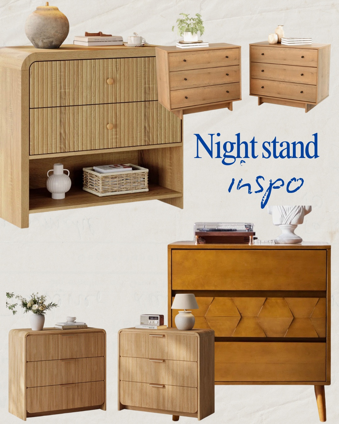 Looking to do a little primary bedroom refresh and these warm wood nightstands from @Wayfair are calling my name 🤎
Clean lines, tons of storage, and that soft luxe look I love. Linking my favorites on LTK. Which do you like?✨

#LTKHome #BedroomRefresh #NightstandStyle #HomeDecorFinds #WayfairFinds #NeutralHome #CozyBedroom #PrimaryBedroom #ModernHome #HomeInspo #BedroomStyling #AffordableHomeDecor

#LTKU #LTKHome #LTKmomlife