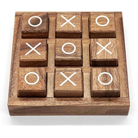 BSIRI Tic Tac Toe for Kids and Adults Coffee Table Living Room Decor and Desk Decor Family Games Nig | Amazon (US)