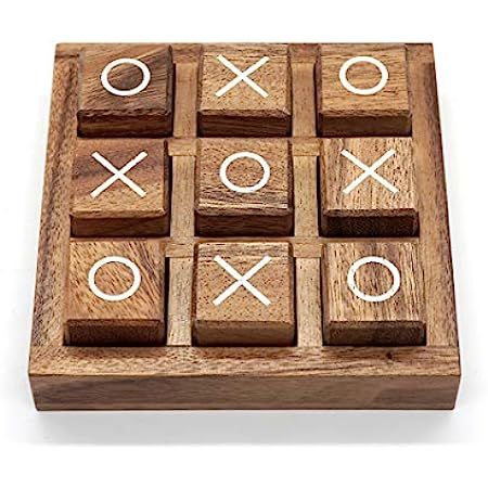 BSIRI Tic Tac Toe for Kids and Adults Coffee Table Living Room Decor and Desk Decor Family Games Nig | Amazon (US)