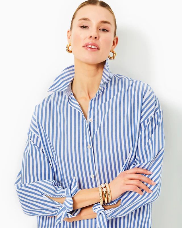 Lesia Relaxed Button Down Shirt | Lilly Pulitzer | Lilly Pulitzer
